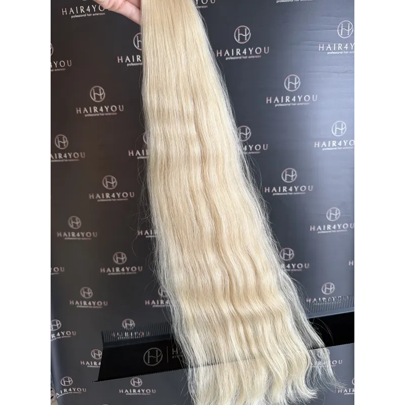 68 cm 145 g Zopf aus slawischem Echthaar (Single Donor)