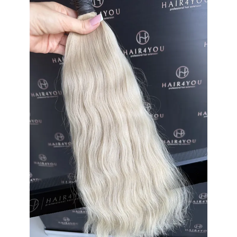 45cm 148g SINGLE DONOR SLAVIC HAIR PONYTAIL