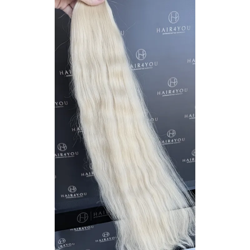 70 cm 145 g Zopf aus slawischem Echthaar (Single Donor)