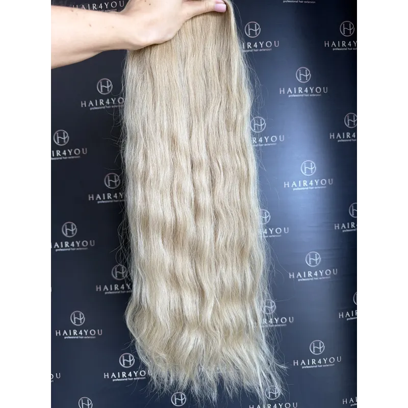 69cm 221g Zopf aus slawischem Echthaar (aus einem Zopf)