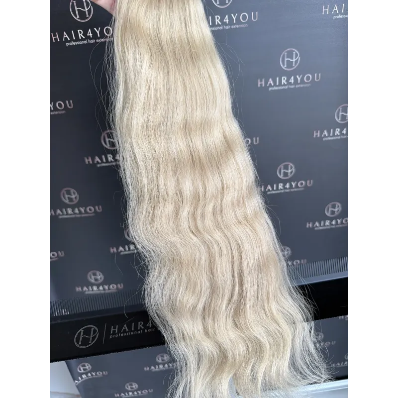52 cm 96 g Zopf aus slawischem Echthaar (aus einem Zopf)