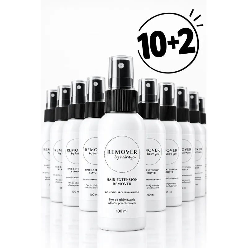 AKTION 10+2 GRATIS Remover by hair4you - Flüssigkeit zum Entfernen von Keratinverbindungen