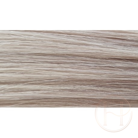 60a popielaty blond 50cm GoldLine MIKRORINGI 20szt. REMY
