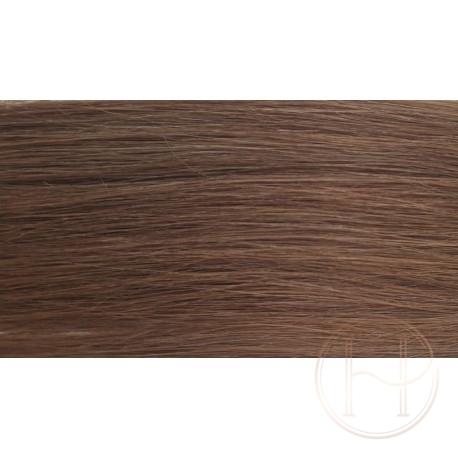 6 jasny brąz 40cm GoldLine MIKRORINGI 20szt. REMY