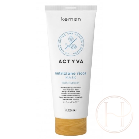 KEMON MASKA DO WŁOSÓW NUTRIZIONE RICCA 200ml SUCHE