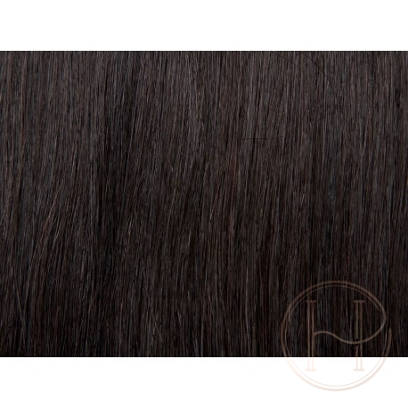 1b bardzo ciemny brąz Włosy na taśmie silikonwej 50cm skin weft TAPE ON 1b bardzo ciemny brąz Włosy na taśmie silikonwej 50cm skin weft TAPE ON