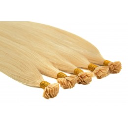 22 beżowy blond 40cm GoldLine ULTRADŹWIĘKI 20szt. REMY flat MINI BONDES