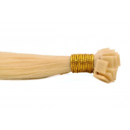 22 beżowy blond 50cm GoldLine ULTRADŹWIĘKI 20szt. REMY flat MINI BONDES