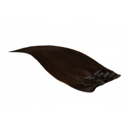 2 ciemny brąz 50CM CLIP IN GOLDLINE 120G
