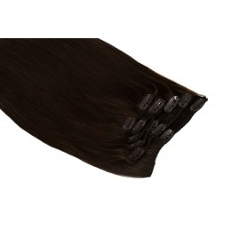 2 ciemny brąz 50CM CLIP IN GOLDLINE 120G