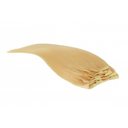 22 beżowy blond  50CM CLIP IN GOLDLINE 120G