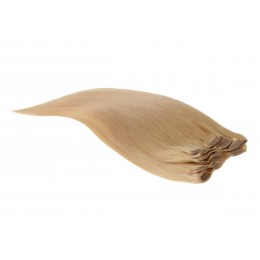 24 średni blond  50CM CLIP IN GOLDLINE 120G