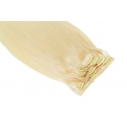 60 platynowy blond 50CM CLIP IN GOLDLINE 120G