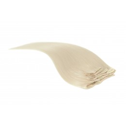 60a popielaty blond 50CM CLIP IN GOLDLINE 120G