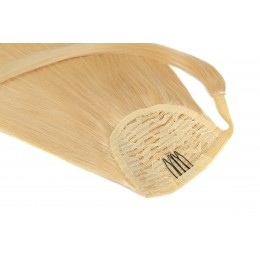 22 beżowy blond  50cm KUCYK clip in GoldLine