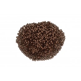 NANORINGI brąz-  100szt nano ringi