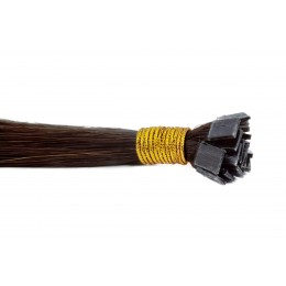 2 ciemny brąz 50cm GoldLine MIKRORINGI 20szt. REMY