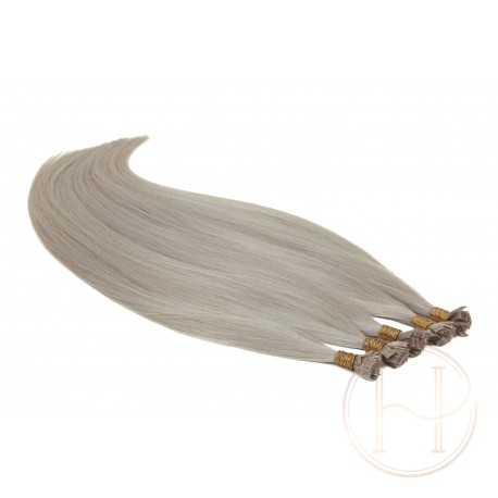 silver 50cm GoldLine ULTRADŹWIĘKI 20szt. REMY flat MINI BONDES 0,8g