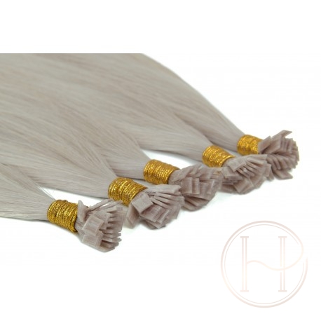 silver 50cm GoldLine ULTRADŹWIĘKI 20szt. REMY flat MINI BONDES 0,8g