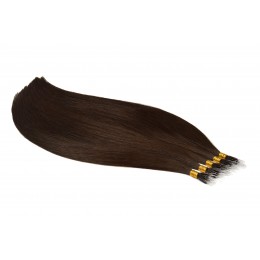 2 ciemny brąz 50cm GoldLine MIKRORINGI 20szt. REMY