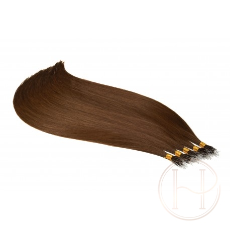 6 jasny brąz 50cm GoldLine MIKRORINGI 20szt. REMY 6 jasny brąz 50cm GoldLine MIKRORINGI 20szt. REMY