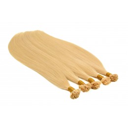 22 beżowy blond 50cm GoldLine ULTRADŹWIĘKI 20szt. REMY flat MINI BONDES