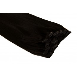 1b bardzo ciemny brąz 50CM CLIP IN GOLDLINE 120G