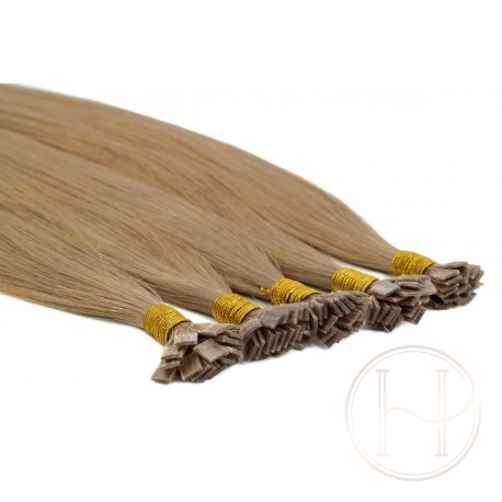 14 ciemny naturalny brąz 60cm GoldLine MIKRORINGI 20szt. REMY