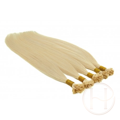 60 platynowy blond 50cm GoldLine MIKRORINGI 20szt. REMY 60 platynowy blond 50cm GoldLine MIKRORINGI 20szt. REMY