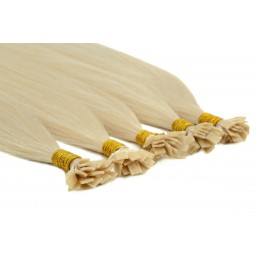 60 platynowy blond 50cm GoldLine MIKRORINGI 20szt. REMY