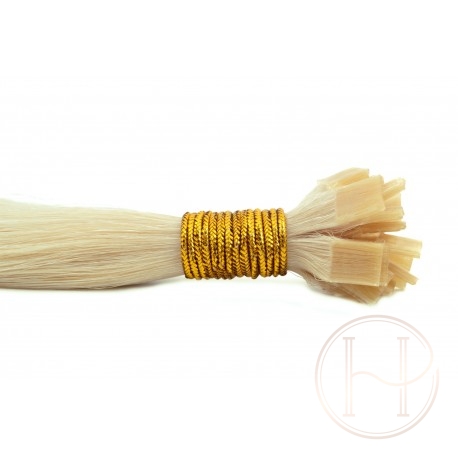 60 platynowy blond 50cm GoldLine MIKRORINGI 20szt. REMY 60 platynowy blond 50cm GoldLine MIKRORINGI 20szt. REMY