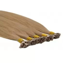 14 ciemny naturalny brąz 60cm GoldLine MIKRORINGI 20szt. REMY