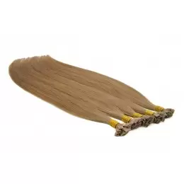 14 ciemny naturalny brąz 60cm GoldLine MIKRORINGI 20szt. REMY