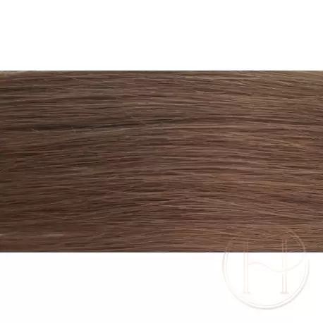 6 jasny brąz 50cm GoldLine MIKRORINGI 20szt. REMY